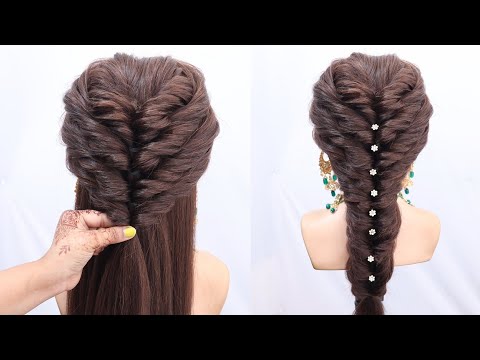 Very Stylish Massy Tips Ponytail - Different Style Hairstyle for Long Hair Girls | Attractive Style