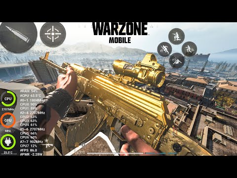 WARZONE MOBILE ANDROID FPS TEST BEFORE BIGGEST UPDATE