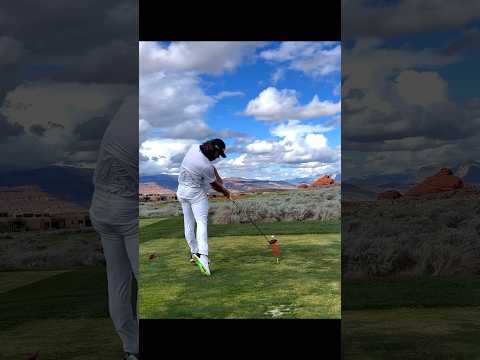 Playing the MONSTER 2nd Hole At Sand Hollow Resort! 🔥🔥