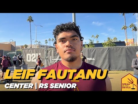 ASU center Leif Fautanu on Peach Bowl, culture, & Kenny's musical tastes