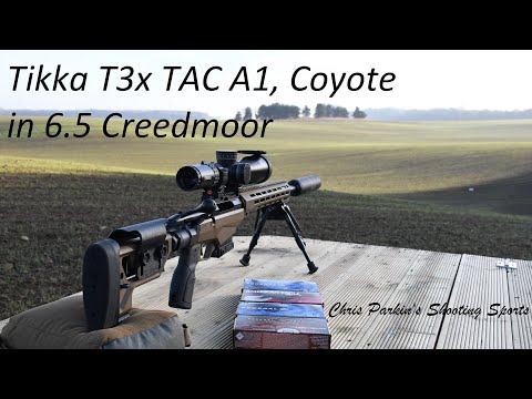 Tikka T3X TAC A1, 6.5 Creedmoor, Review, NEW Coyote colour