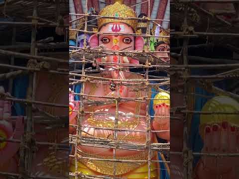 Khairatabad Biggest Ganesh Aagaman 2024 | Khairatabad Ganesh Eyes Open | Ganesh idol pranapratista