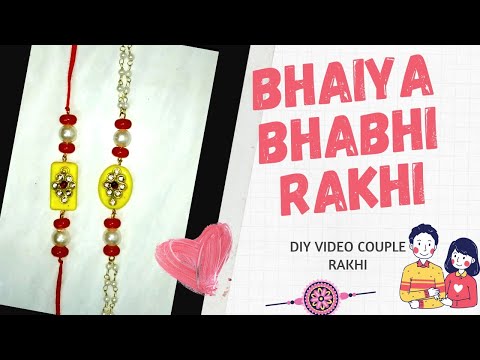 couple Rakhi,bhaiya bhabhi Rakhi,homemade Rakhi,Rakhi DIY,rakhi2021,new Rakhi collection,easy rakhi