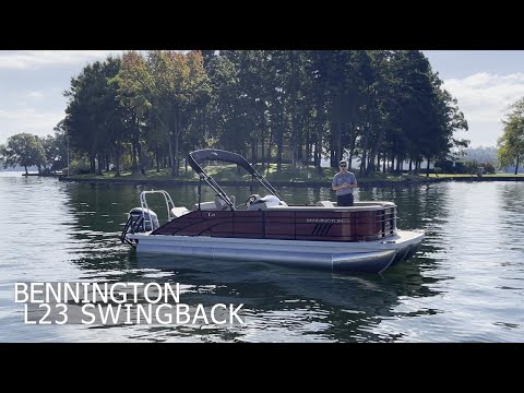 Review of the Bennington L23 Swingback.  On The Water Walk Around. The Ultimate Family Pleaser.