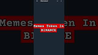 Memes Token Launch In BINANCE | MEMES Token Price In Pre-Market #binancechain #binancestaking #binan