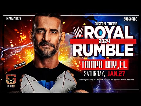 WWE Royal Rumble 2024 - 2nd C.Theme Song 🎵 IFM IV #wwe #wweroyalrumble #cmpunk