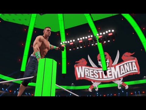 john cena vs goldberg wwe full match