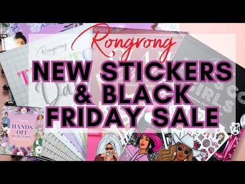 New Rongrong Planner Sticker Flip Through | VIP Black Friday