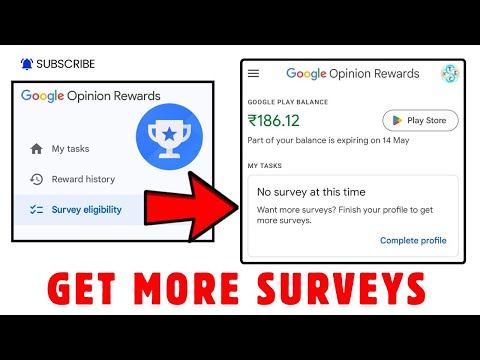 Google Opinion Rewards How To Get Surveys Faster | Google Opinion Rewards | Survey Eligibility