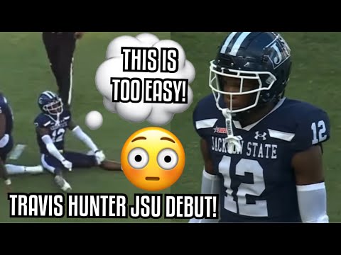 Travis Hunter 🔥 JACKSON STATE Debut W/ ‘Coach Prime’ Deion Sanders | LOCKDOWN! 🔒