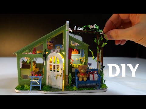 DG154 스프링 엔 카운터 플라워/Spring Encounter Flowers/DIY Miniature Dollhouse Kit/miniature minirose미니어처 미니로즈