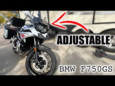 BMW F750GS Adjustable Windshield Upgrade.