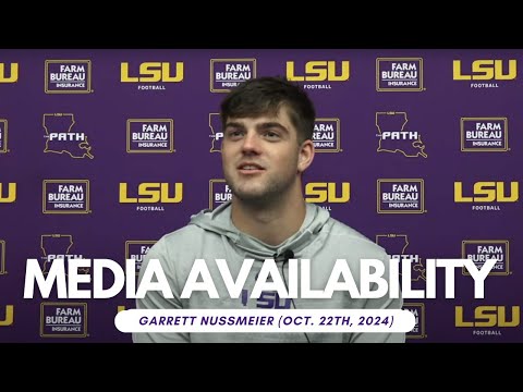 Garrett Nussmeier Media Availability (Oct. 22, 2024)