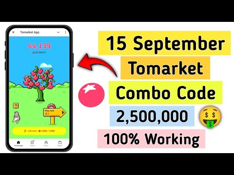 Tomarket 15 september mystery code | tomato app code today | Listing snapshot withdraw airdrop