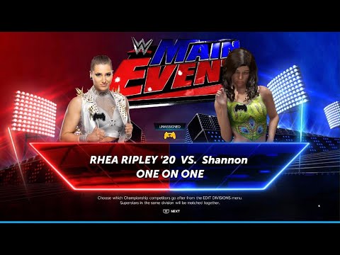 AWA Wrestling Main Event: Rhea Ripley returns to vs against Shannon