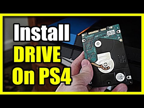 How to install PS4 Hard Drive & Reinstall System Software (HDD to SDD)