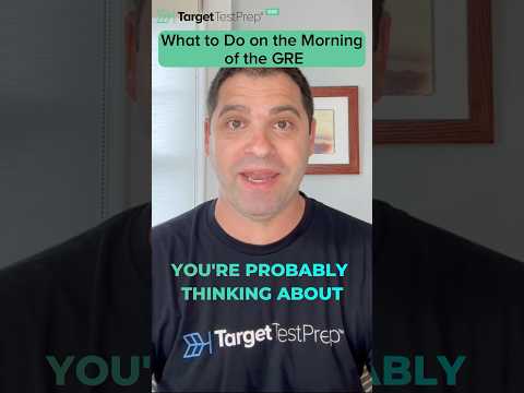 GRE Morning Routine: What Should You Do? 🤔 | #GRE | #Shorts