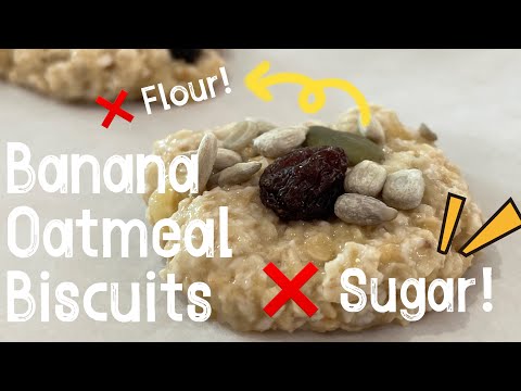 【ENG】 Make this Healthy Banana Mixed Nuts Biscuits for your family! #cookingvideo #cookiesrecipe