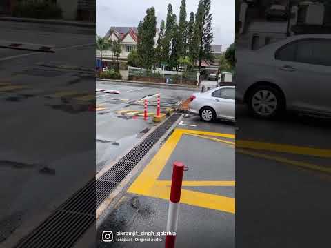 Rainy season in Singapore , follow for more upcoming video