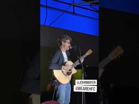 JOHN MAYER performs WAITING ON THE WORLD TO CHANGE during HILARITY FOR CHARITY event at LOS ANGELES