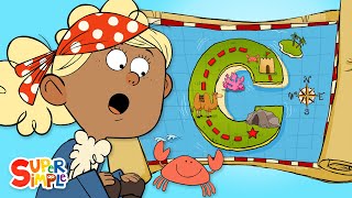 Crazy-Cool Adventure on "C" Island | Captain Seasalt And The ABC Pirates | Educational Cartoon