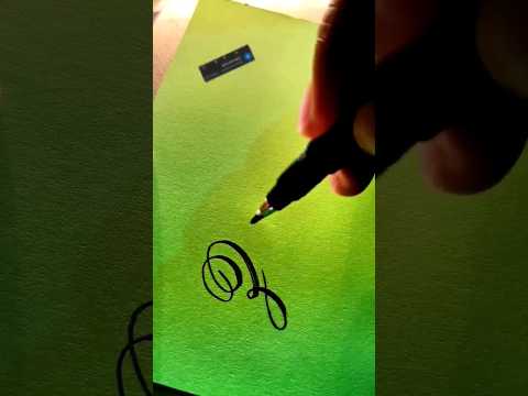 Zakhwan Calligraphy | #handwriting #cursivewriting #satisfying