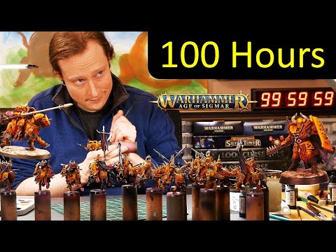 The One Hundred Hour Warhammer Timelapse Hobby Rave