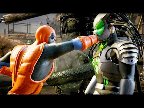 Mortal Kombat XL - All Fatalities & X-Rays on Big Time Spider-Man Predator PC Mod 4K Ultra HD