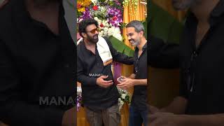 Prabhas Fun With Prashanth Neel | #shorts #prabhashanu #salaar | Manastars