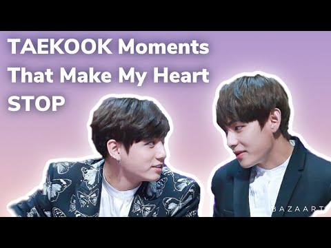 Taekook Moments that make my Heart Stop