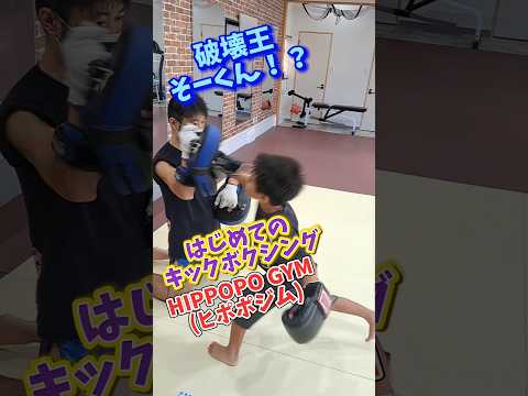 未来の破壊王！？はじめてのキックボクシング in HIPPOPO GYM(ヒポポジム)(埼玉県熊谷市)(2024.10)　#キックボクシング　#ヒポポジム　#HIPPOPO GYM