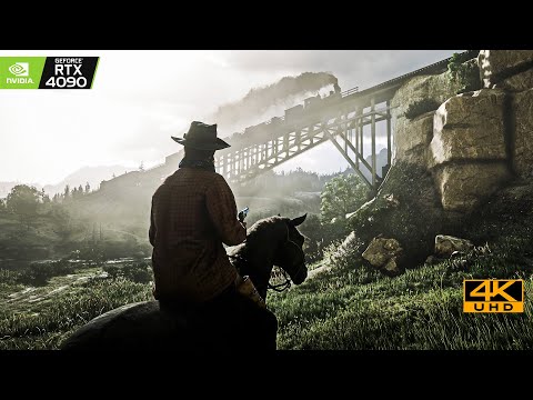 ◤ Red Dead Redemption 2 Graphics almost Like a MOVIE!? RTX™ 4090 Ray Tracing GI Maxed-Out Gameplay!