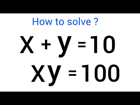 Germany | Can you solve this ? | A Nice Math Olympiad Algebra Problem (x,y)=?