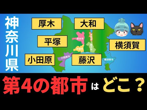 【神奈川県 第4、第5の都市はどこ？】横須賀、藤沢、平塚、大和、厚木、小田原の都会度を徹底比較！！