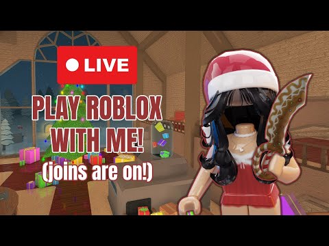 🔴PLAY MM2 WITH ME!🔴 (joins are on!)