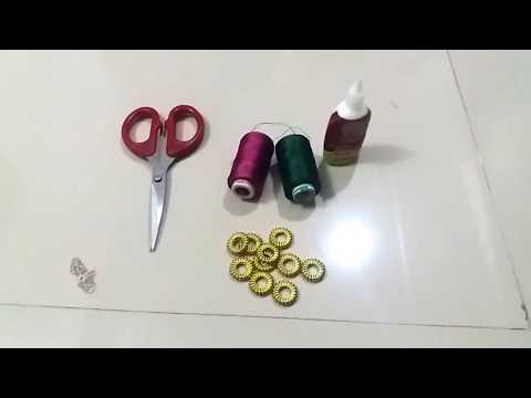 how to make saree kuchu designs with rings / saree kuchulu