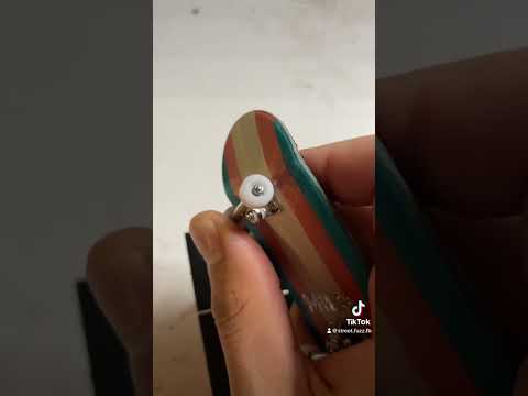 Secret FB Wheels Spin Test! #fingerboard #techdeck #fingerboarding #skateboarding