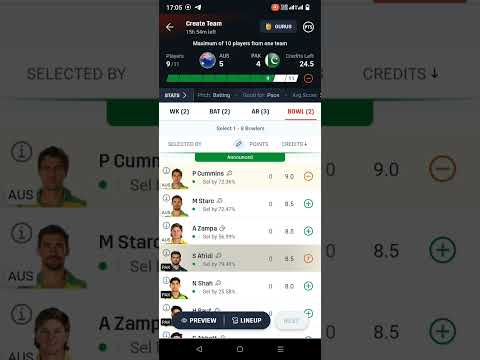 aus vs pak dream11 team kaise banaye || aus vs pak dream11 team kaise banaye