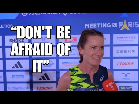 British Steeplechase CHAMPION Lizzie Bird talks starting out in the event | Paris Diamond League