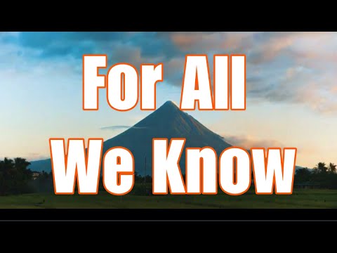 FOR ALL WE KNOW (The Carpenters Lyrics)