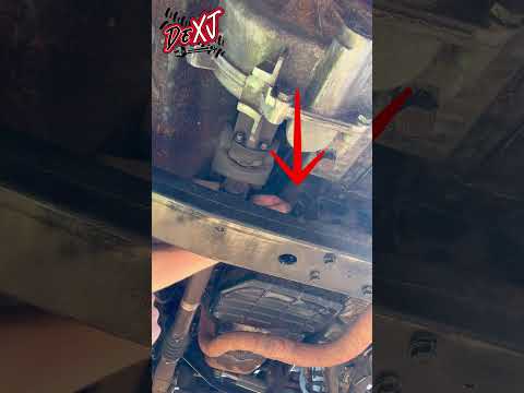 CHEAP AND eASy Tranmission fix! #mechanic #automobile #jeep #diy