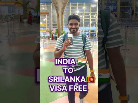 India To Srilanka 🇱🇰 Journey #srilanka #visafreecountries #shorts