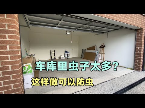 我在澳洲的家：车库需要防虫么？没想到请来的师傅是一位摇滚明星。Keep bugs away from my garage? Didn’t expect the guy is a rock star.