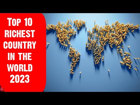 Top 10 Richest Countries in the World 2023 🌍 Wealthiest Nations List | Population | GDP-PPP | 2023 |