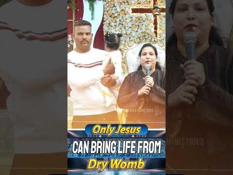 Amazing Testimony | Only Jesus Can Bring Life From Dry Womb@AnkurNarulaMinistries