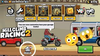 Mastery Scooter Test?!😱😳Hill Climb Racing 2