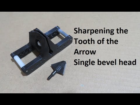 Tooth of the Arrow single bevel sharpening