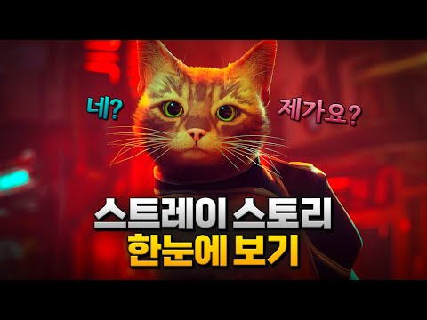 선택받은 고양이 한 마리가 세상을 구한다?🐱 | 스트레이 스토리 한눈에 보기 (결말포함)