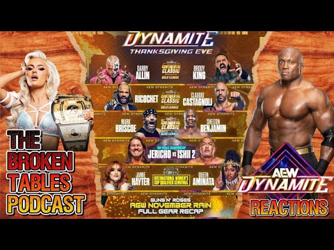 AEW Dynamite Reactions | 11/27/2024 #aewdynamitepodcast