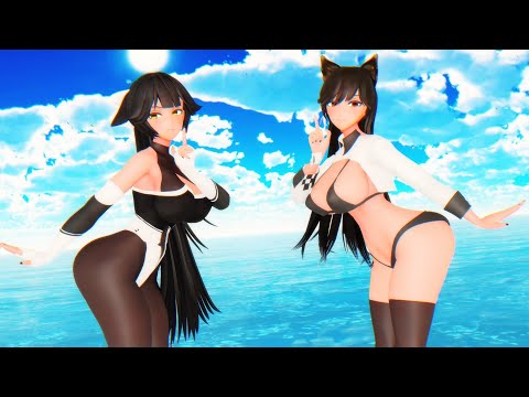 【MMD】ライカ - 愛宕 & 高雄 【紳士向け】